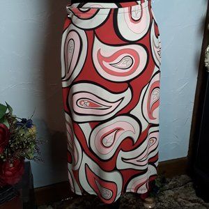 New York and Co. MOD 1970s-look skirt: XS